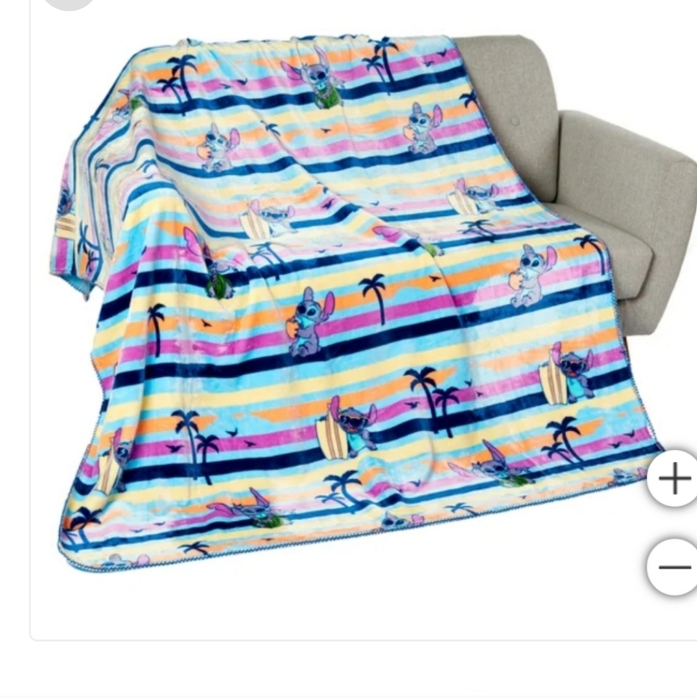 Character Youth Throw, new, Stitch, Oversize - Picture 2 of 4